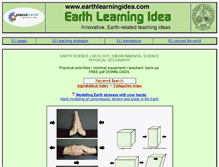 Tablet Screenshot of earthlearningidea.com